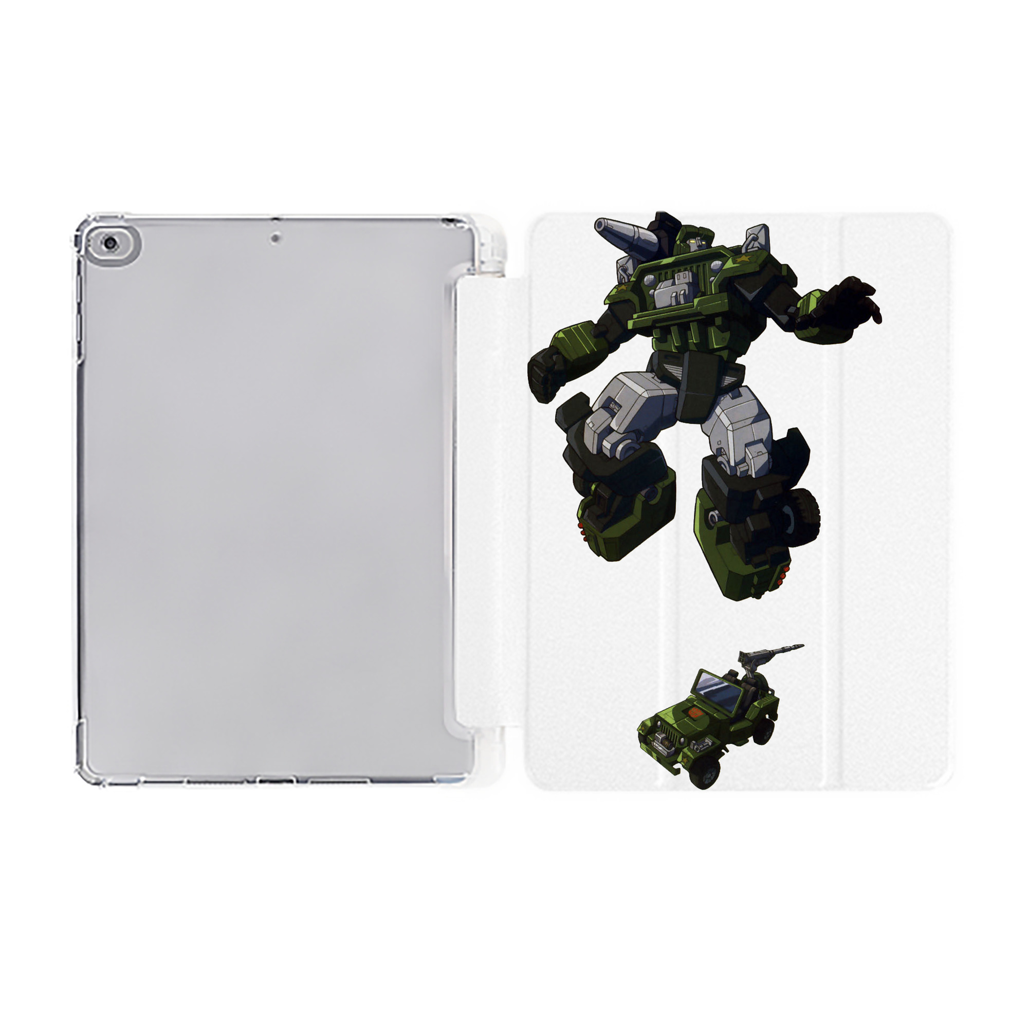 （画像用）  IPad ケース ペン収納付き 三つ折りスタンド PUレザー×シリコン 対応機種9.5/10.5/10.9インチ
